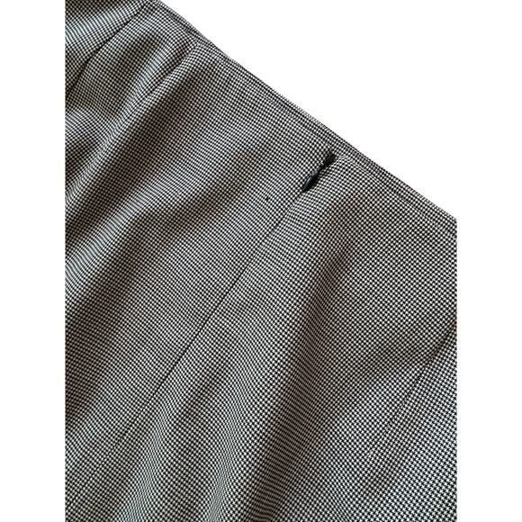 Akris Punto Black & White Micro Houndstooth Pencil Skirt, US Size 8 - Picture 8 of 12
